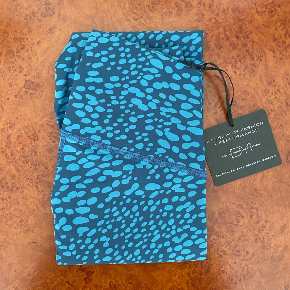 NWT DYI HIGH RISE EDGE 7/8 TIGHT TWILIGHT SPOTS